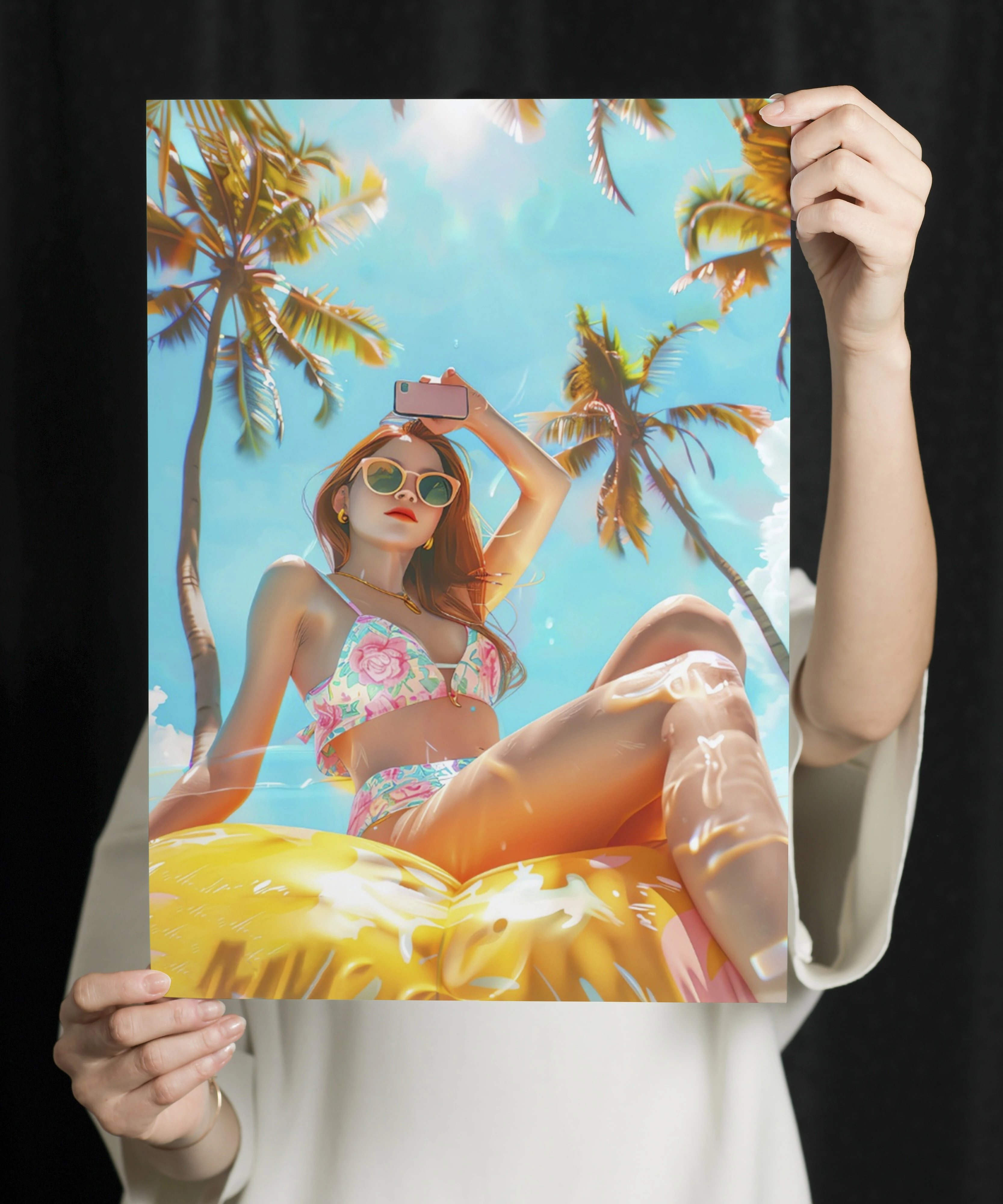 High Quality Waterproof Self Adhesive Custom Printing Advertising Poster for Outdoor Promotion Business Event 1