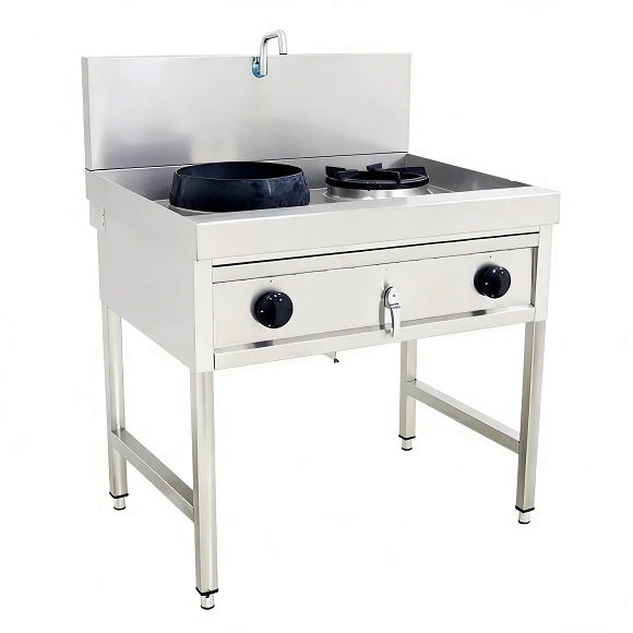 Kaesid 상업용 중국식 웍 스토브 | 안전 기능이 있는 고효율 스테인리스 스틸 스토브 1