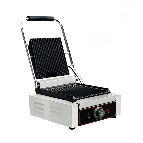 카에시드 커머셜 싱글 파니니 프레스 그릴 | 풀 리지드 그릴 플레이트 1