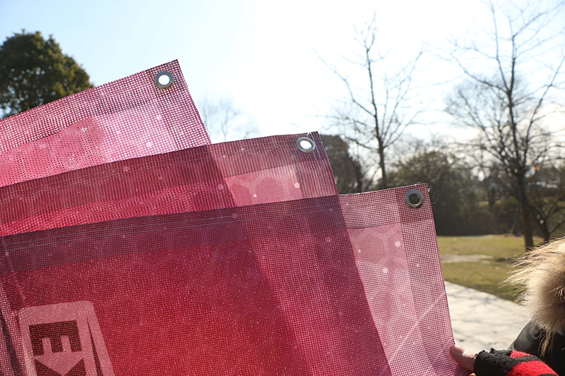 Hot Selling PVC Mesh Banner Windproof for Outdoor Display 1