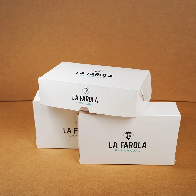 WELM Customized Printing Logo Food Grade Paper Packaging Baking Dessert Cake Paper Packaging Box 1