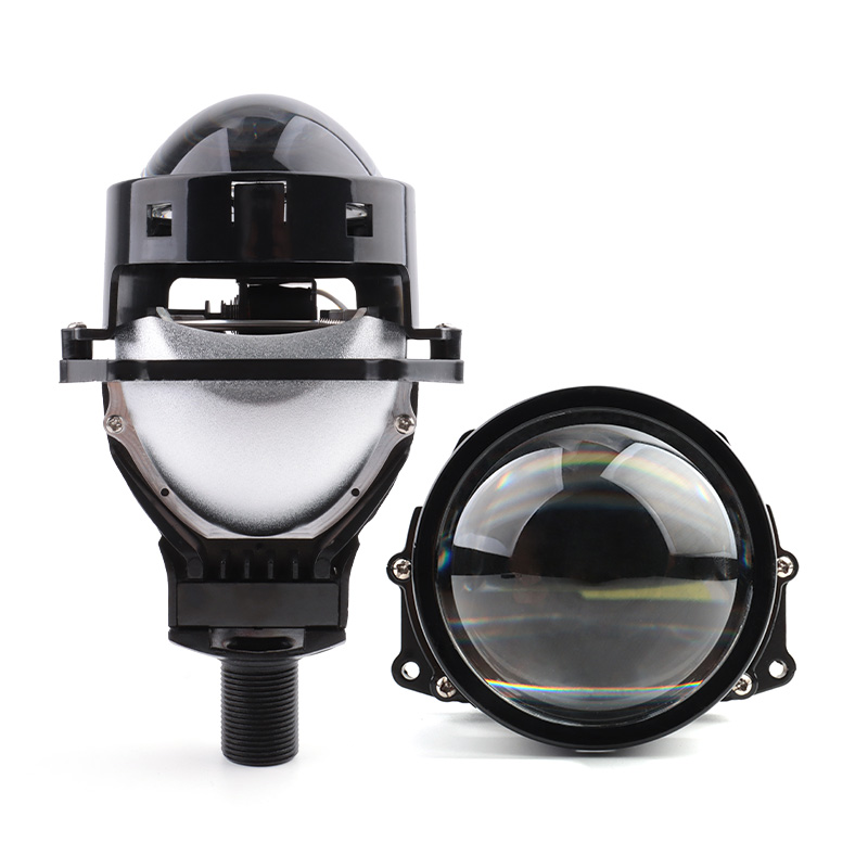 Vehicles LED Headlamp 120W 6500K LED Light Car Headlight Replace HID Bixenon 6500K Lossless Bi Led Projector Lens 1