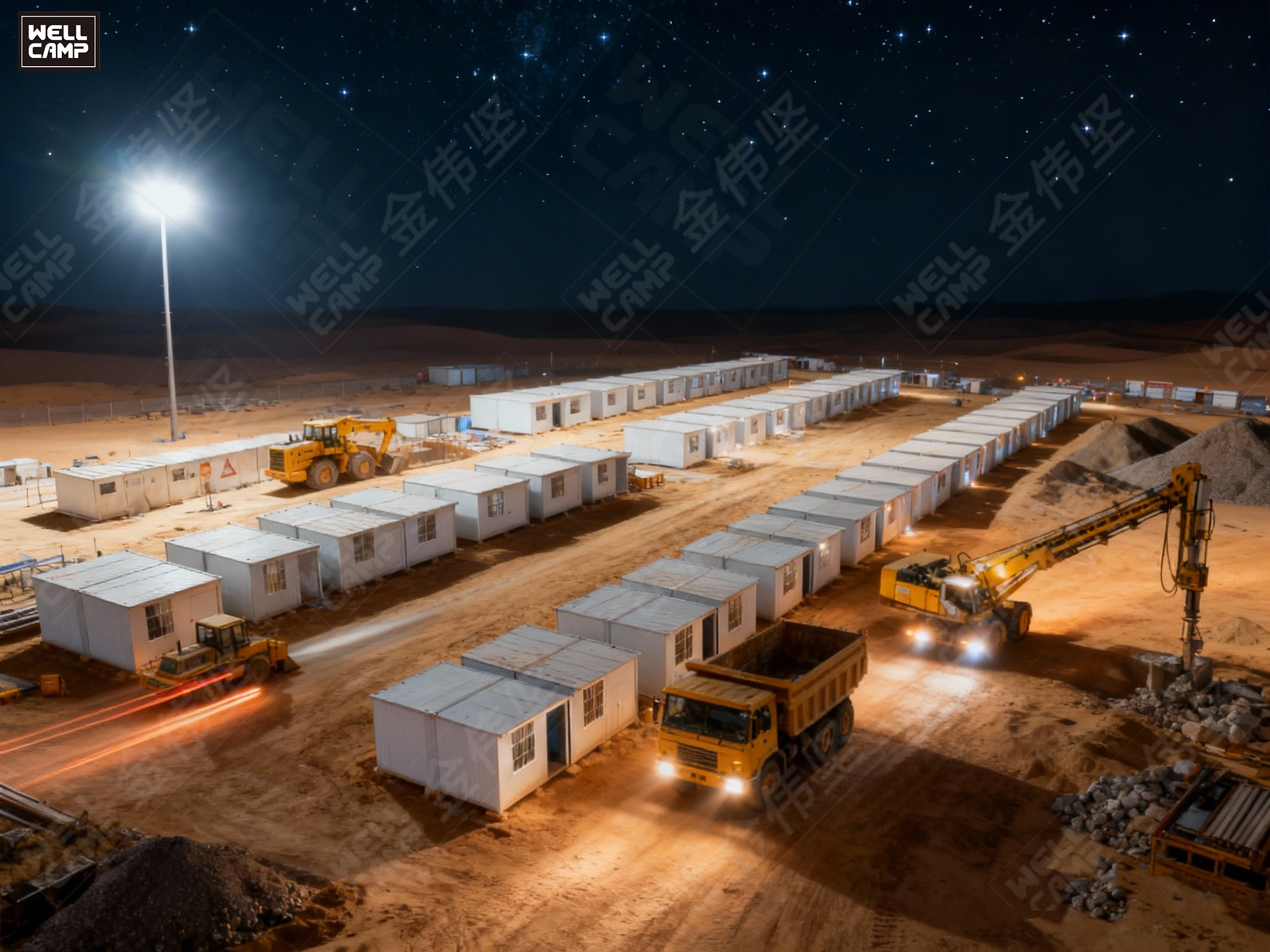 WELLCAMP Expandable Tiny House for Dormitory Container House Accommodation Low Cost Easy Installation 1