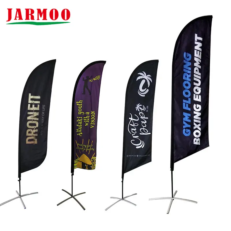 Banderas de plumas personalizadas, banderas en forma de lágrima, para publicidad exterior, banderas de playa 1