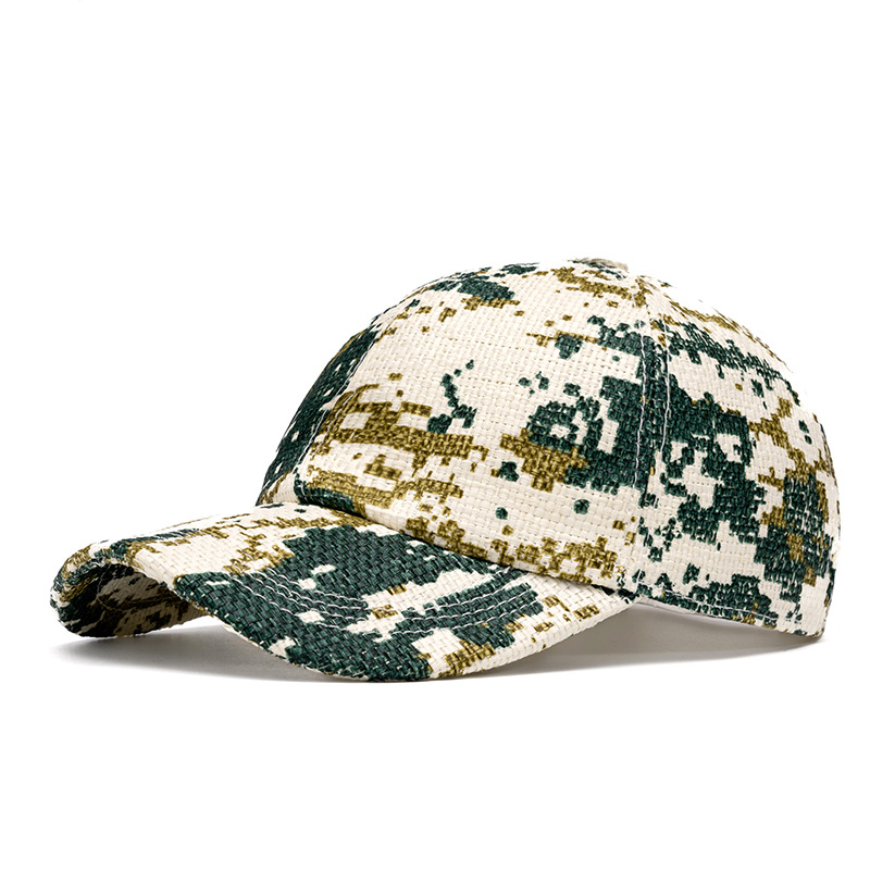 Stilvolle Strohhüte – Retro-Baseballkappen für Damen und Herren | Atmungsaktiv und vielseitig 9