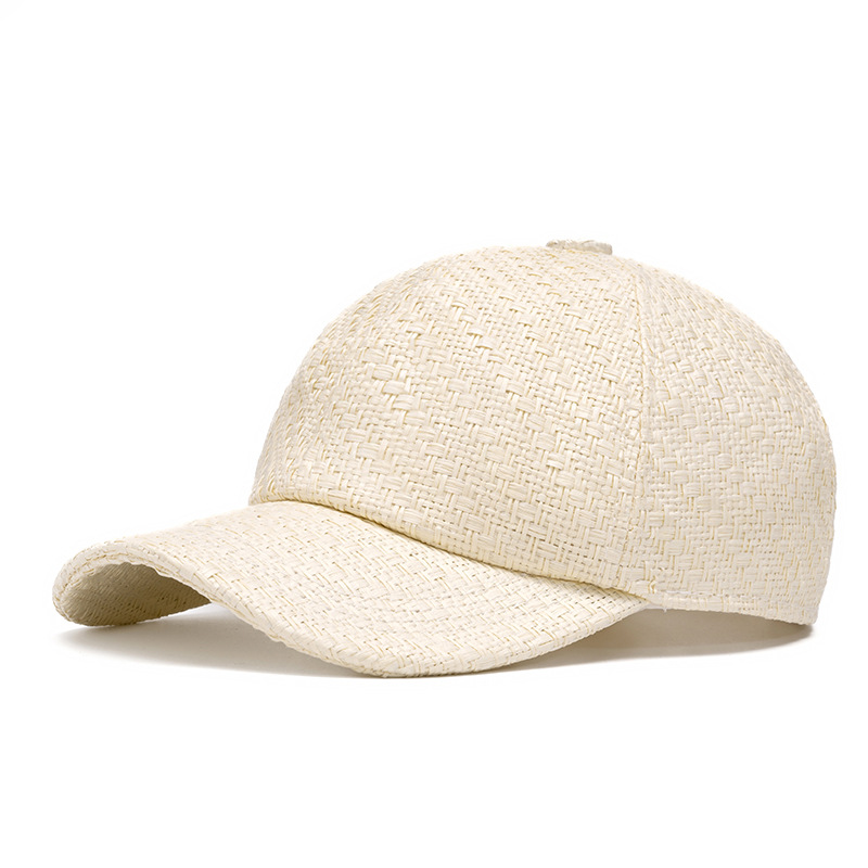 Stilvolle Strohhüte – Retro-Baseballkappen für Damen und Herren | Atmungsaktiv und vielseitig 10