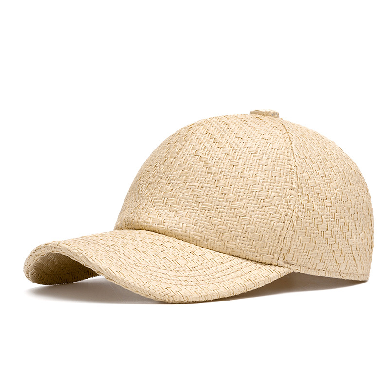 Stilvolle Strohhüte – Retro-Baseballkappen für Damen und Herren | Atmungsaktiv und vielseitig 12