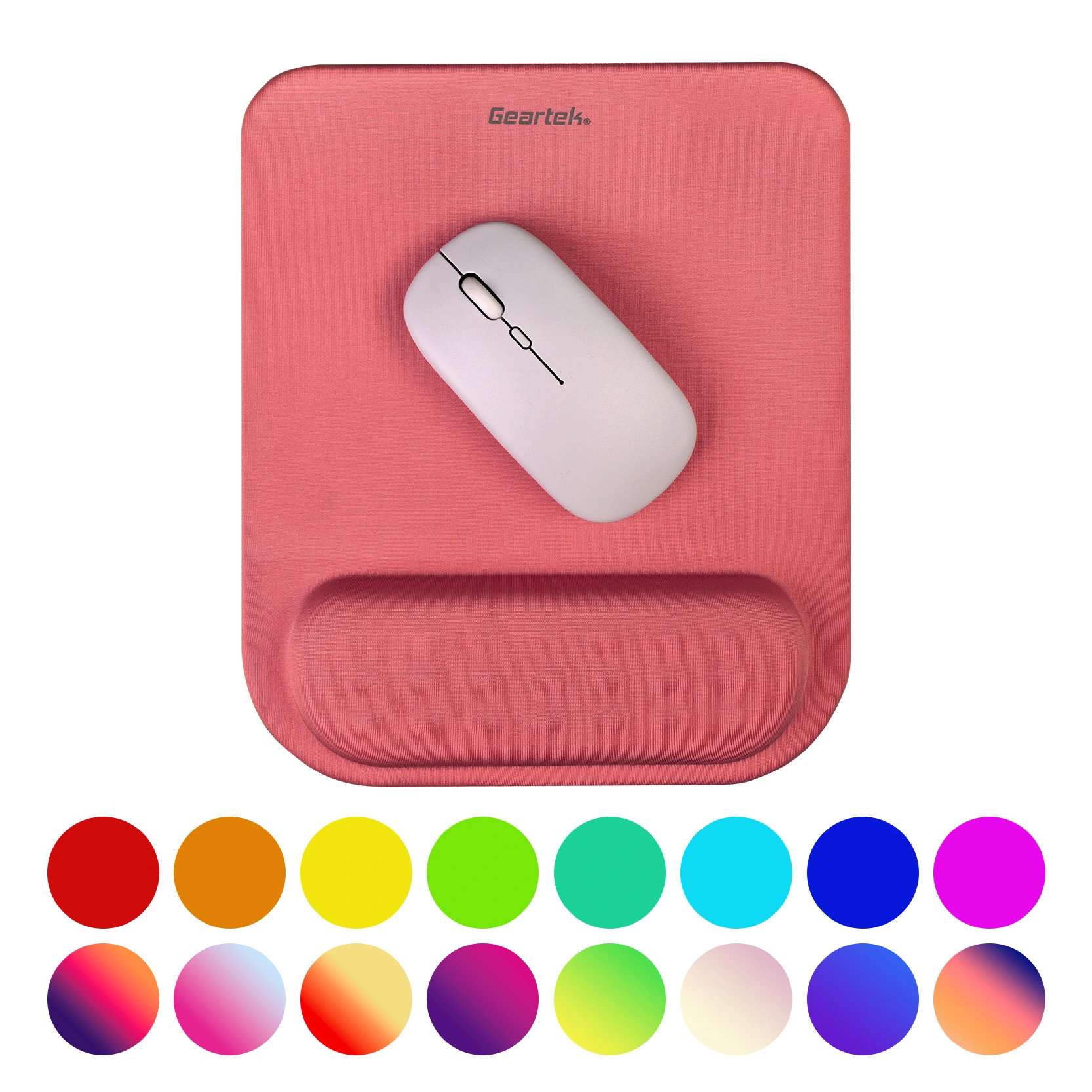 KLH-3143F Concave Dot Massage Mouse Pad with Memory Foam Wrist Support 245×210×20mm | Ergonomic Comfort with Therapeutic Massage 1