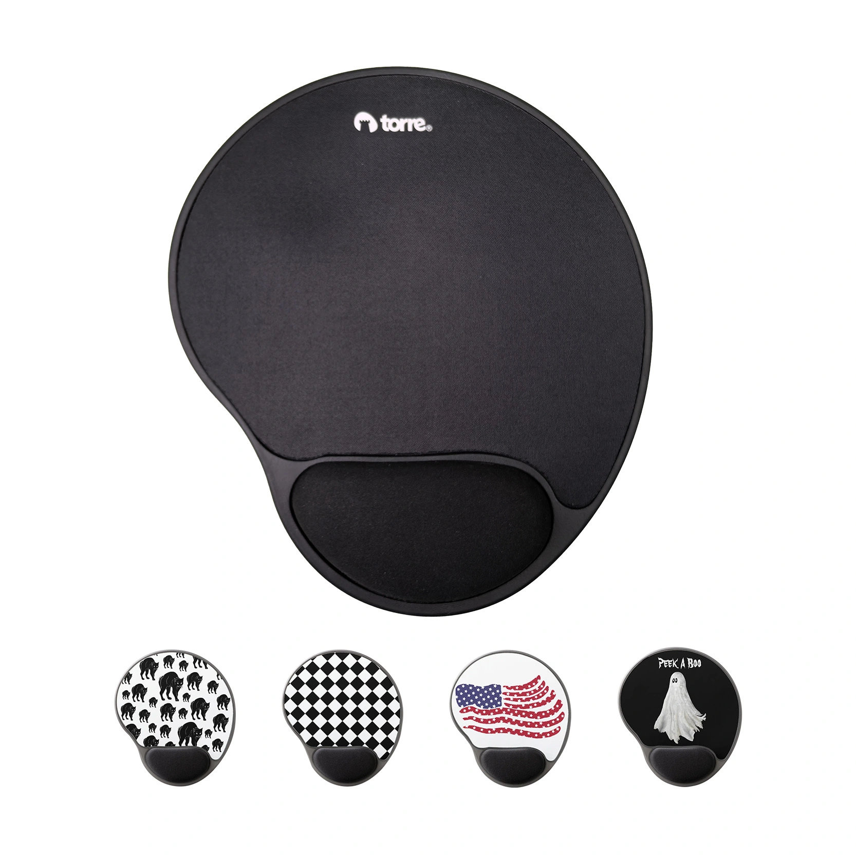 KLH-P-003 Custom Printed Gel Mouse Pad with Wrist Support 225×260×25mm | Ergonomic Design with Personalized Style 1