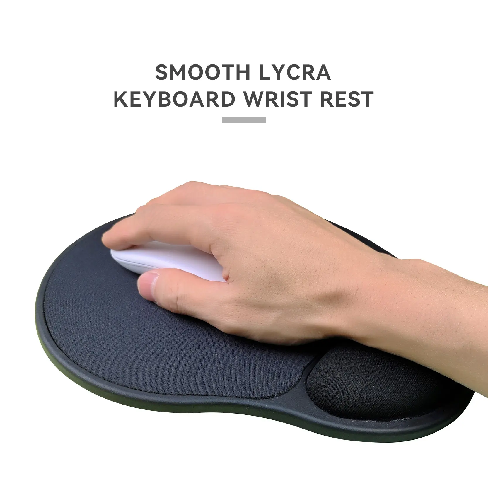 Custom Mouse Pad with Memory Foam Wrist Rest Manufacturing for Daily Office Work 2
