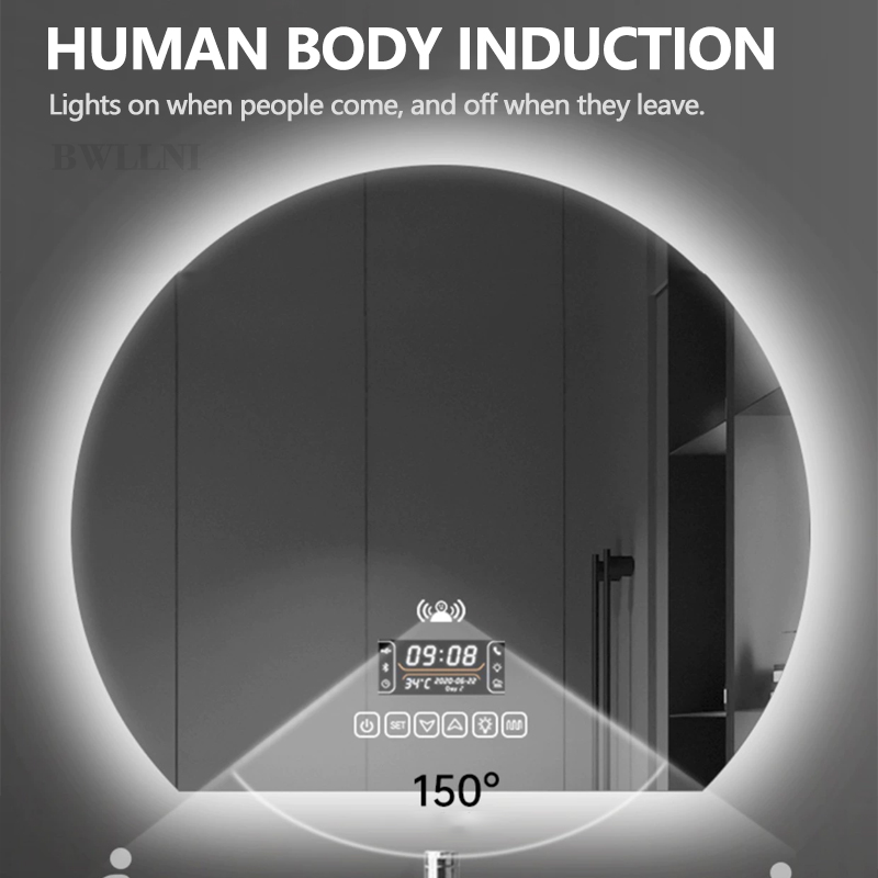 Fábrica de espejos de baño personalizados BWN Lighting 3