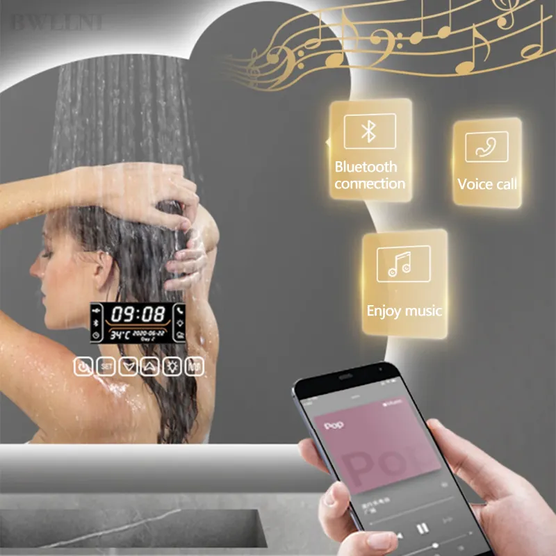 Fábrica de espelhos de banheiro personalizados BWN Lighting 5