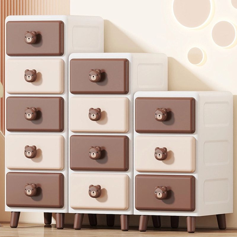 Hongxing Multi Drawer Storage Cabinet Plastic, Children's Toy Storage Cabinet with Drawers 1