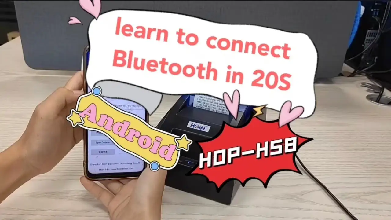 Stampante termica per ricevute da tavolo da 58 mm HOP-H58 1