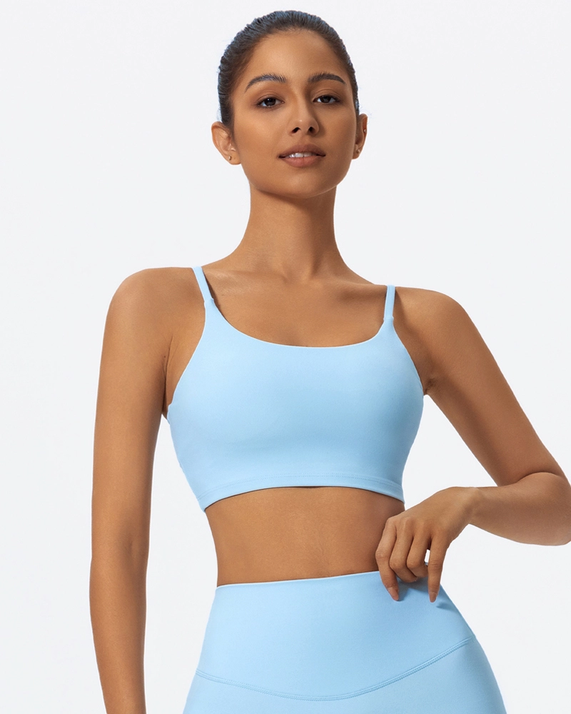 Women's Backless Running Exercise Sports Bra  Personalised Customization Hearuisavy XTNY909 1