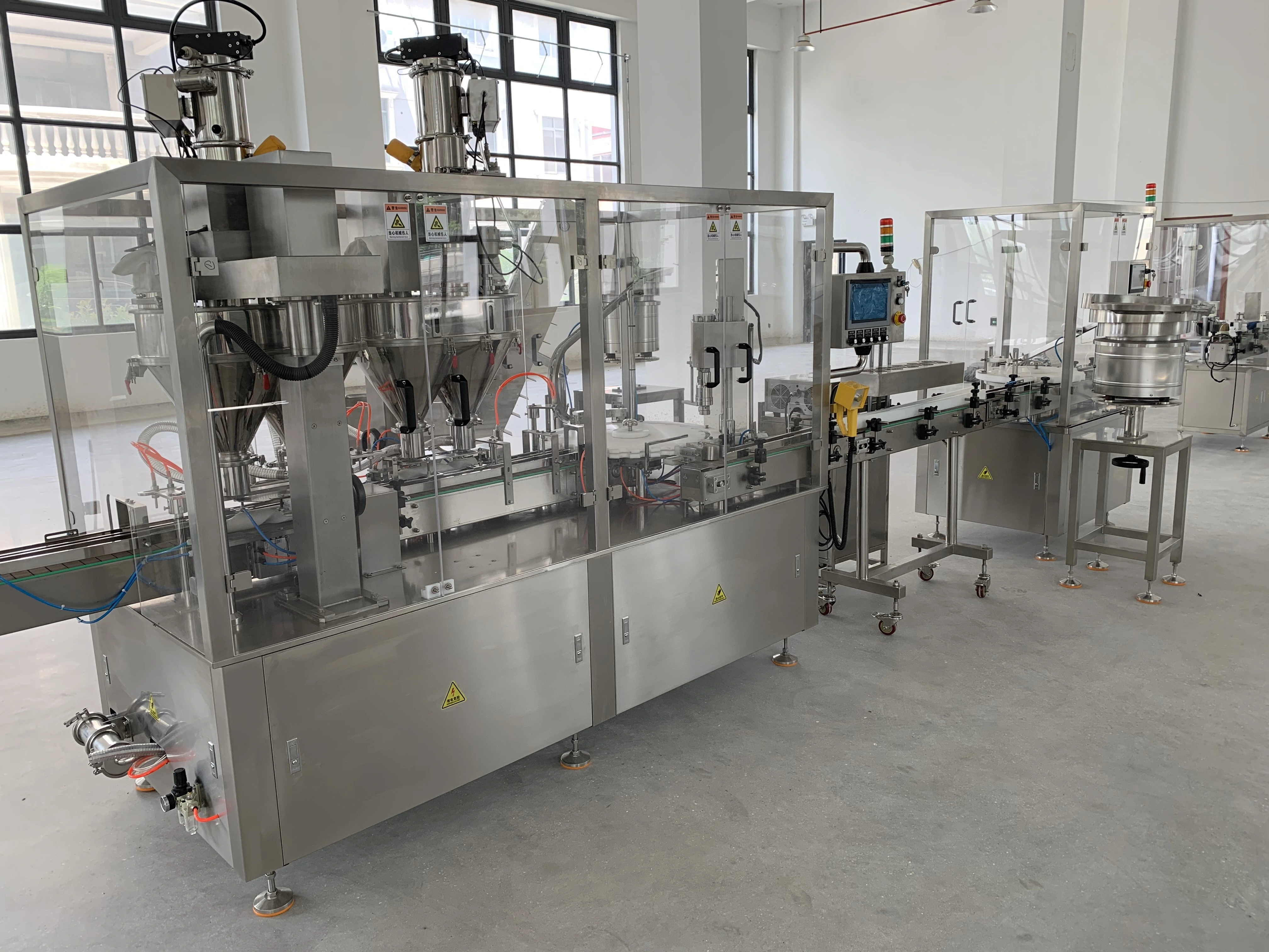 High speed powder filling production line 1