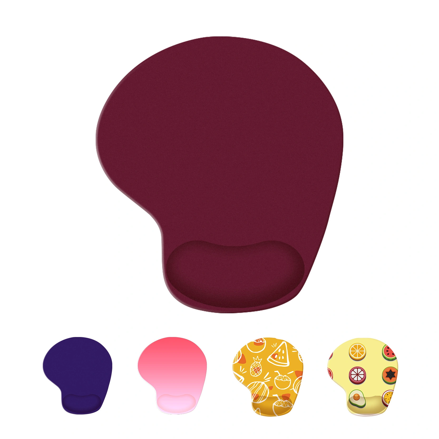 KLH-3002 Custom Printed Ergonomic Gel Mouse Pad with Wrist Support 240×212×20mm | Comfort & Customization for Modern Workspaces 1