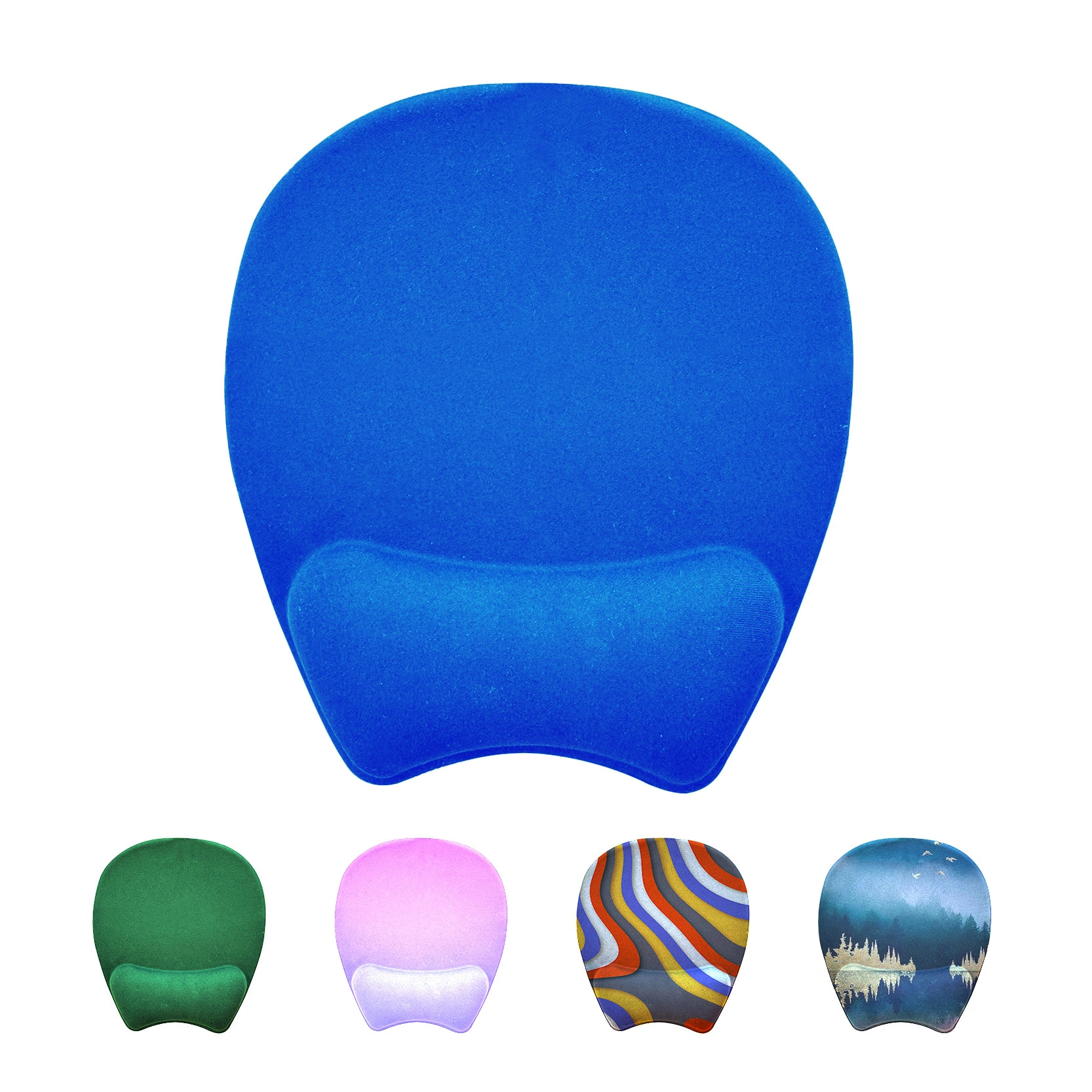 KLH-3087 Ergonomic Gel Mouse Pad with Wrist Support 250×225×24mm | Premium Comfort for Extended Computer Use 1