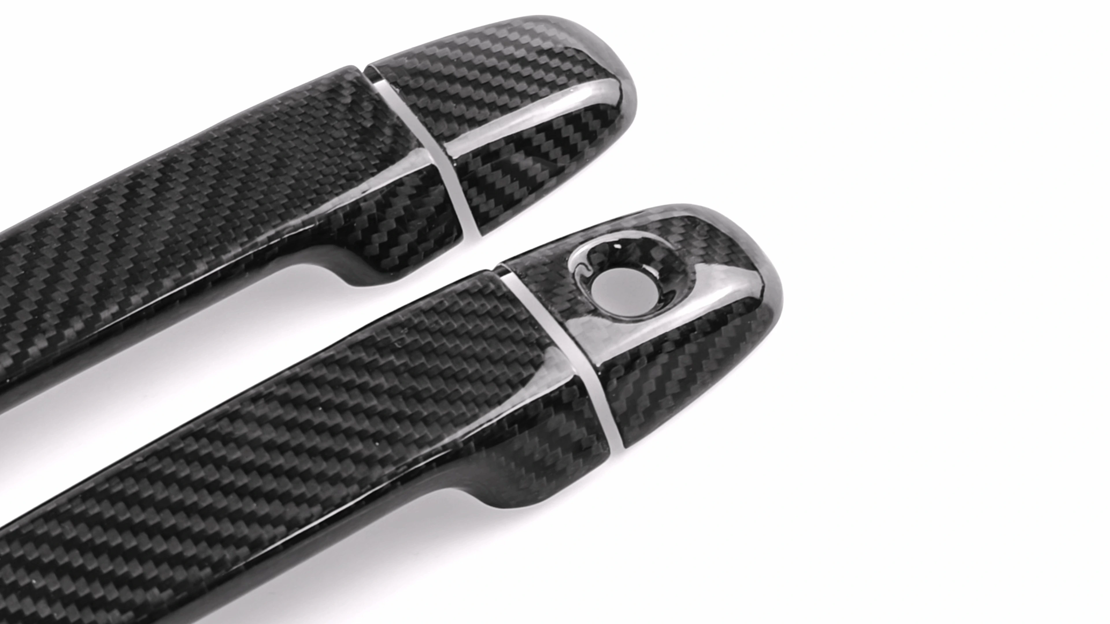 Racing-Ready Carbon Door Handles for Subaru Accessories BRZ Model Real Dry Carbon + UV Protection (1set/4pc) 1