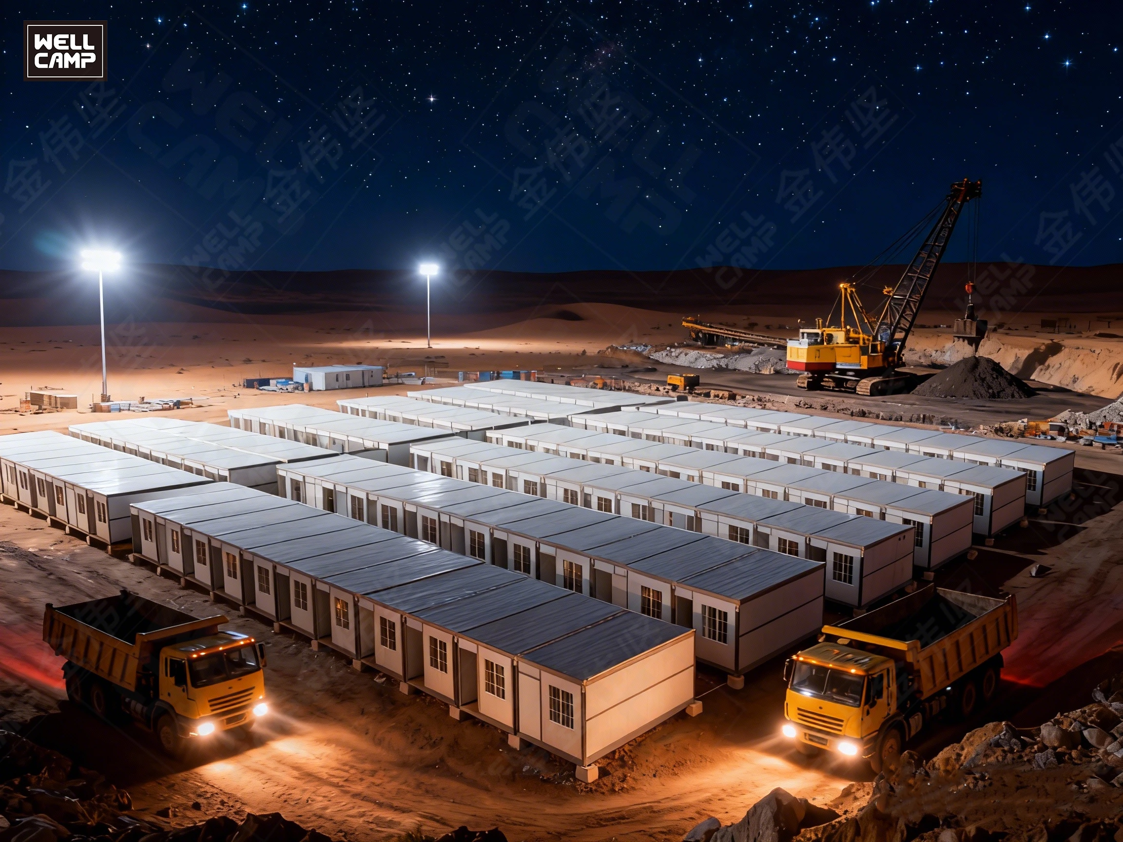 China Wellcamp Industrial Design Standard Folding Container House for Bedroom Use Small Modular Manufactured Homes for Sale 1