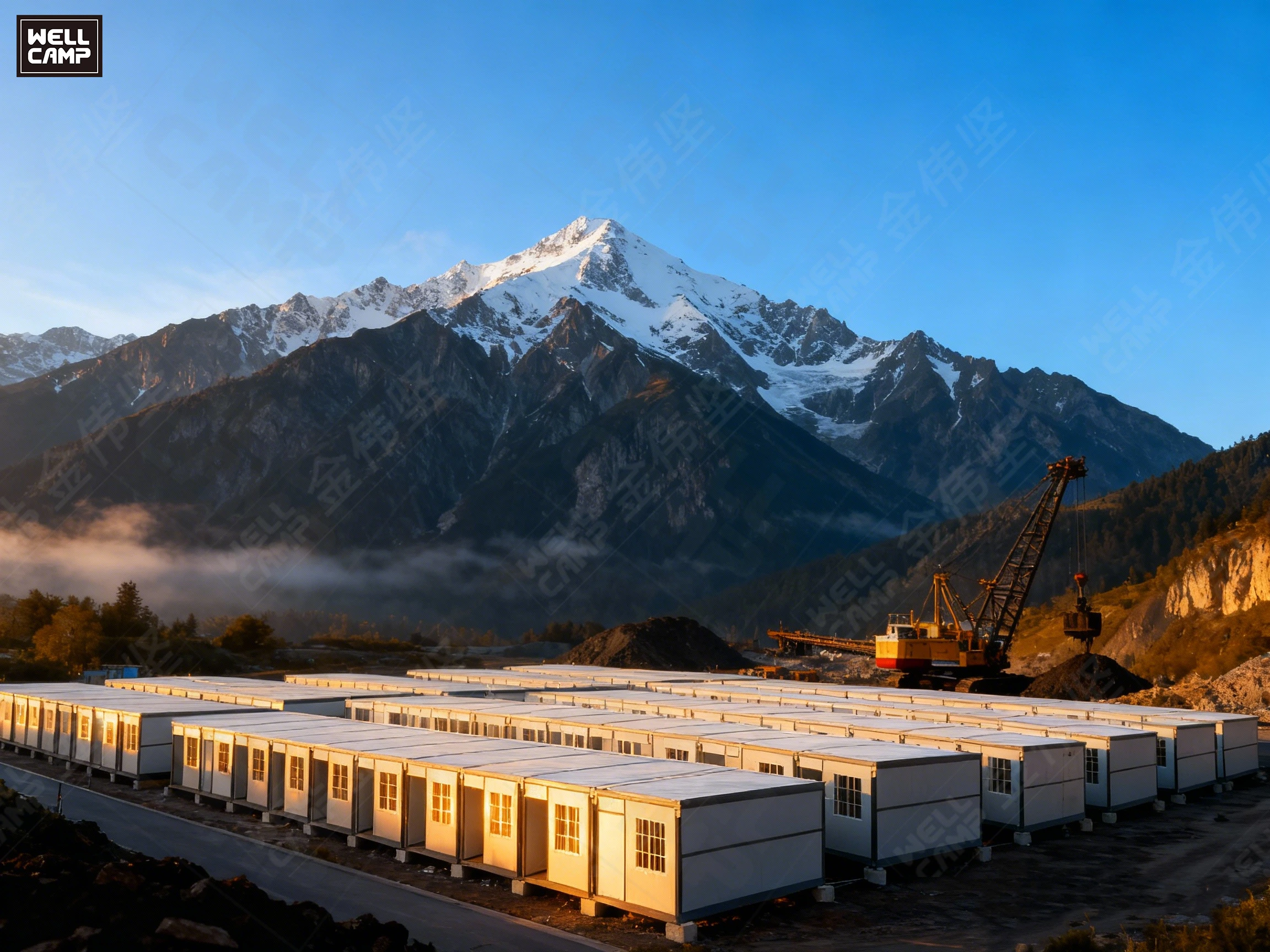 Wellcamp Industrial Design Standard Folding Sandwich Panel Container House Bedroom Use Small Modular Manufactured 1