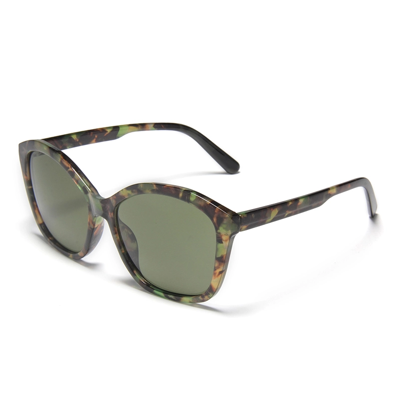 Солнцезащитные очки &quot;кошачий глаз&quot; большого размера S25385 с узорчатой ​​черепаховой оправой, индивидуальный логотип, модные женские и мужские солнцезащитные очки, классические очки 1