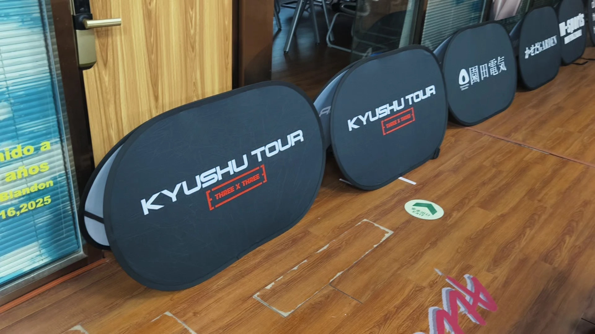 High Quality Folding Advertising Promotion Tension Fabric Pop up Banner A-frame Banner Stand 1