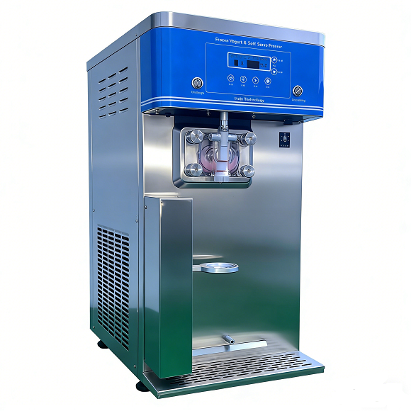 Máquina de sorvete expresso semiautomática Kaesid | Comercial de mesa, fácil de usar 2