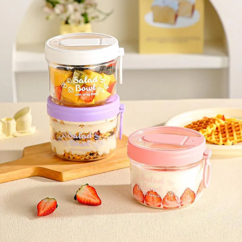 Hongxing Children's Bento Lunch Boxes, American INS Retro Light Salad Cup 1