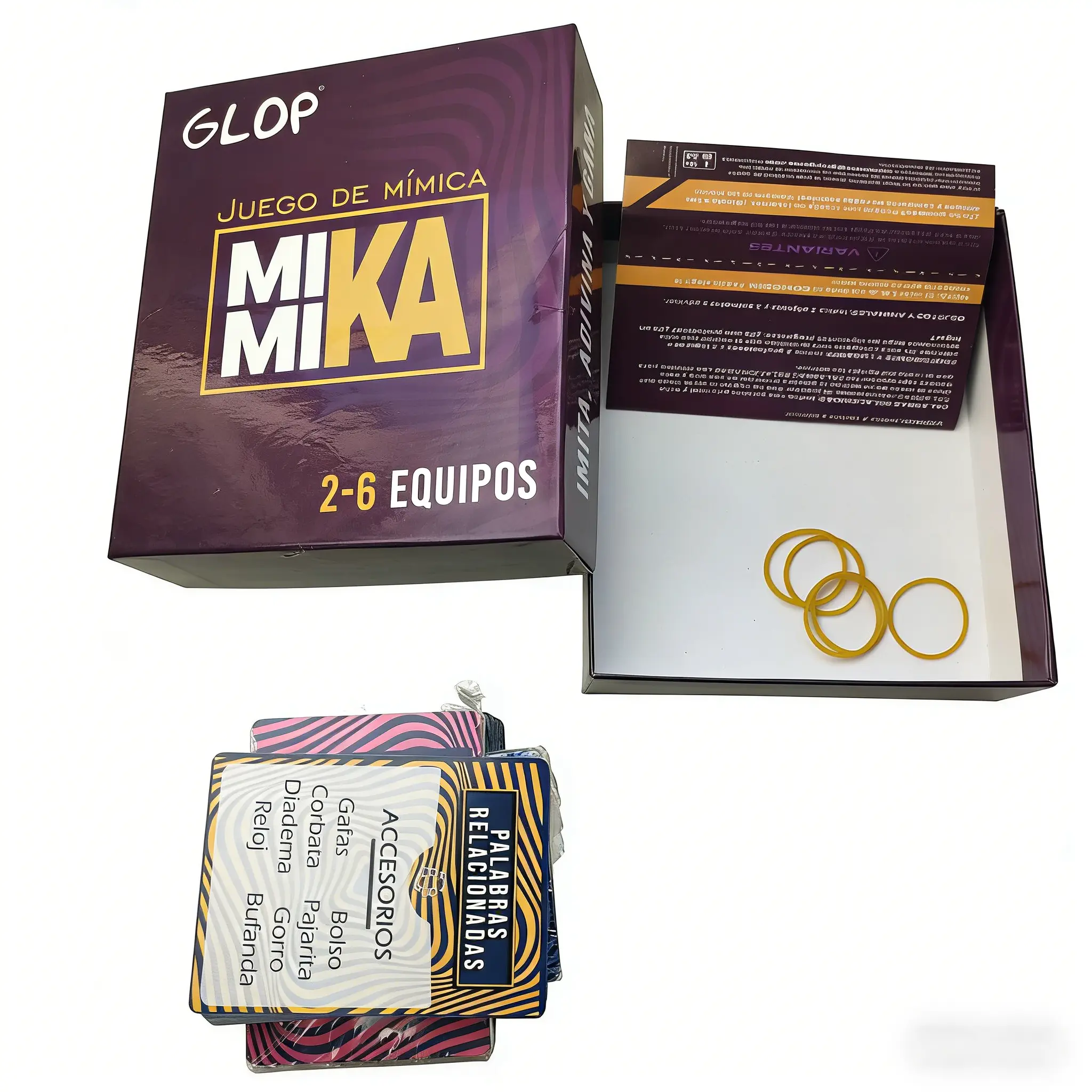 MIKA MIKA Scharade-Brettspiel | Interaktives Kartenspiel für 2-6 Teams – Partyspaß 1