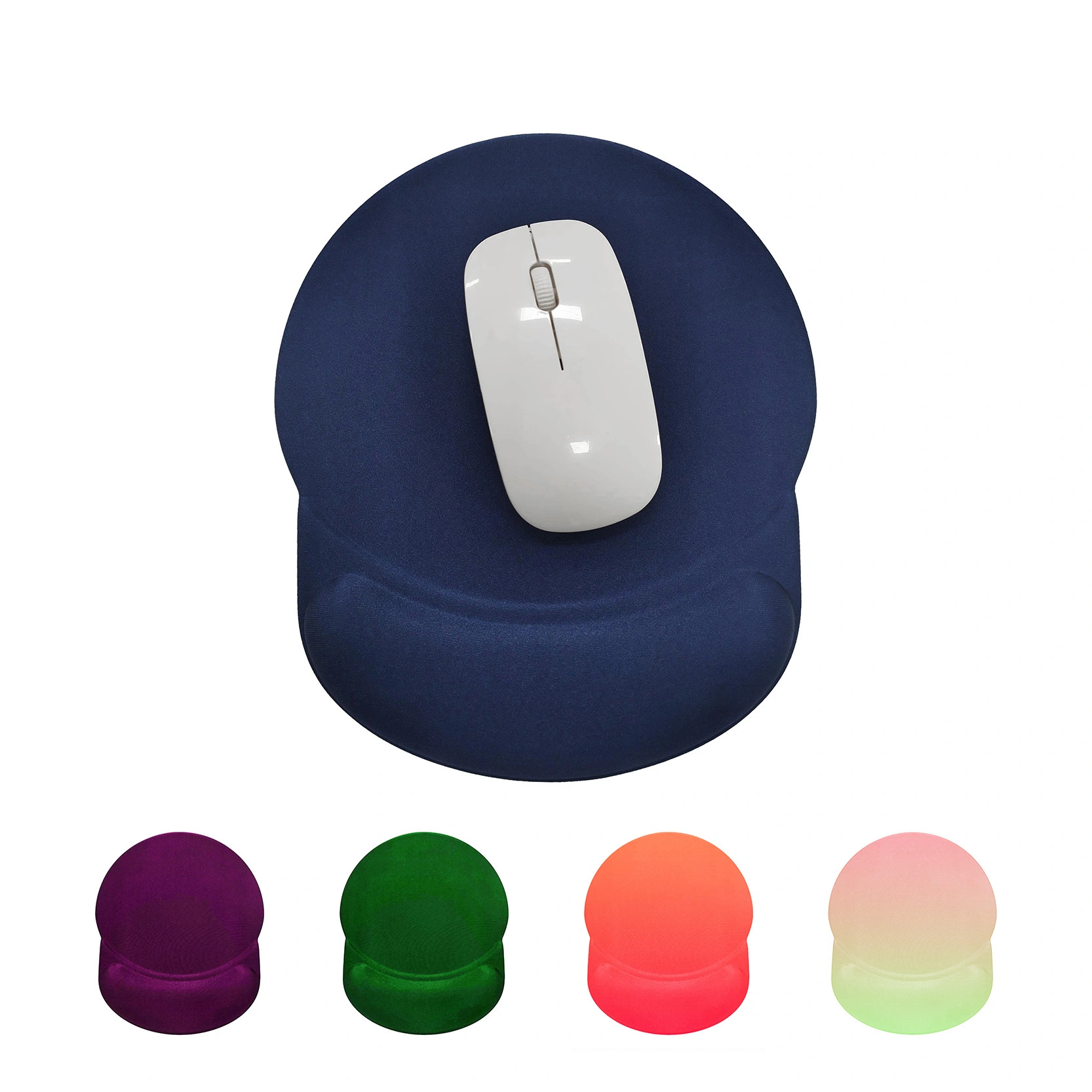 KLH-3147 Custom Ergonomic Mouse Pad with Gel Wrist Support 245×205×22mm | Therapeutic Design for Wrist Pain Relief 1