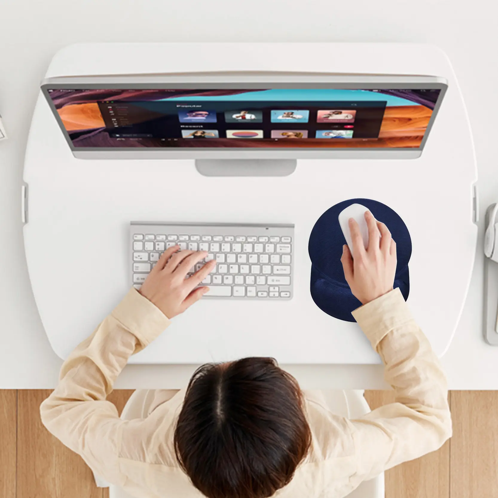 New Gel Pad Mouse Pad for Reducing Wrist Fatigue 6