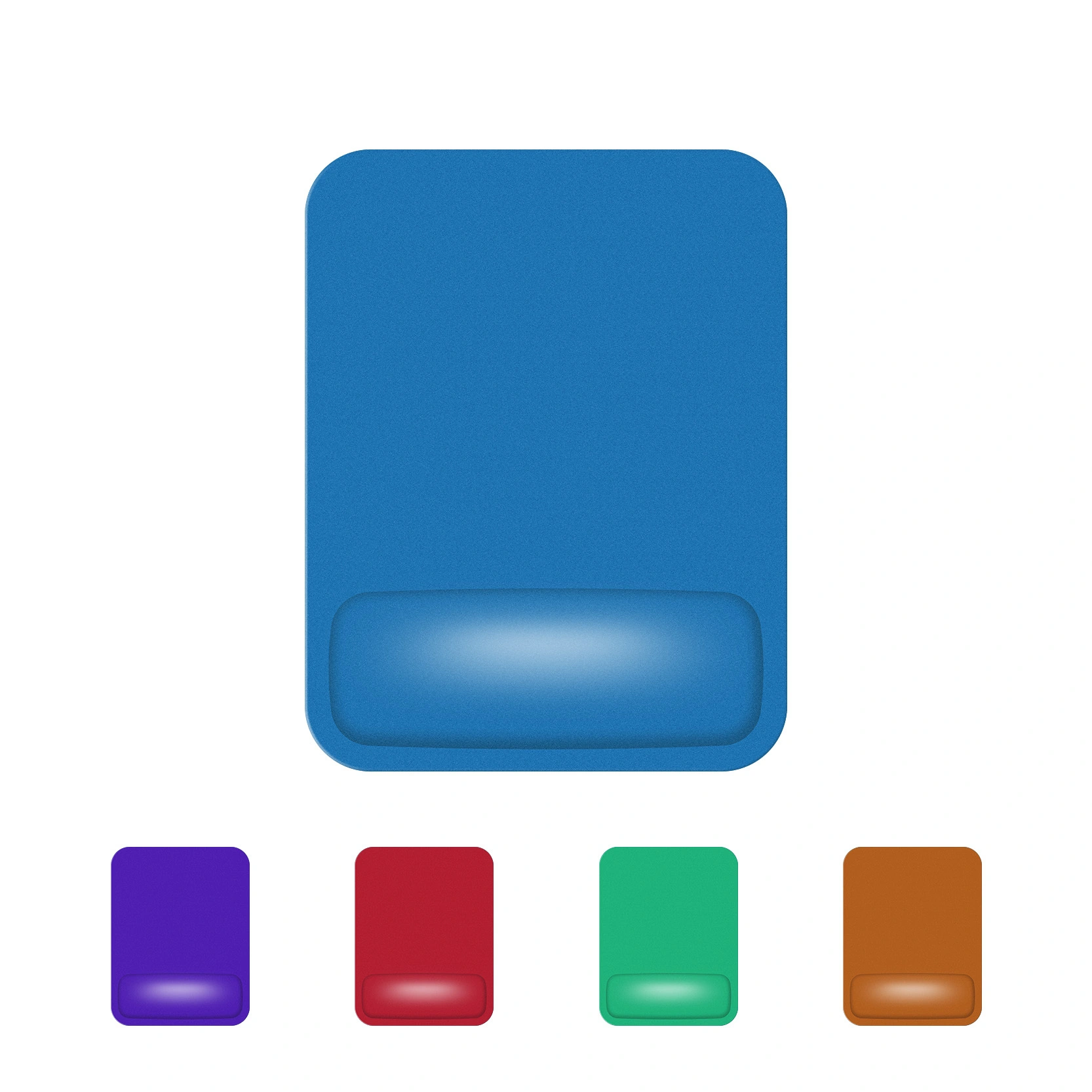 KLH-3164 Custom Ergonomic Mouse Pad with Gel Wrist Rest Support 240×186×20mm | Targeted Relief for Wrist Pain & Carpal Tunnel 1