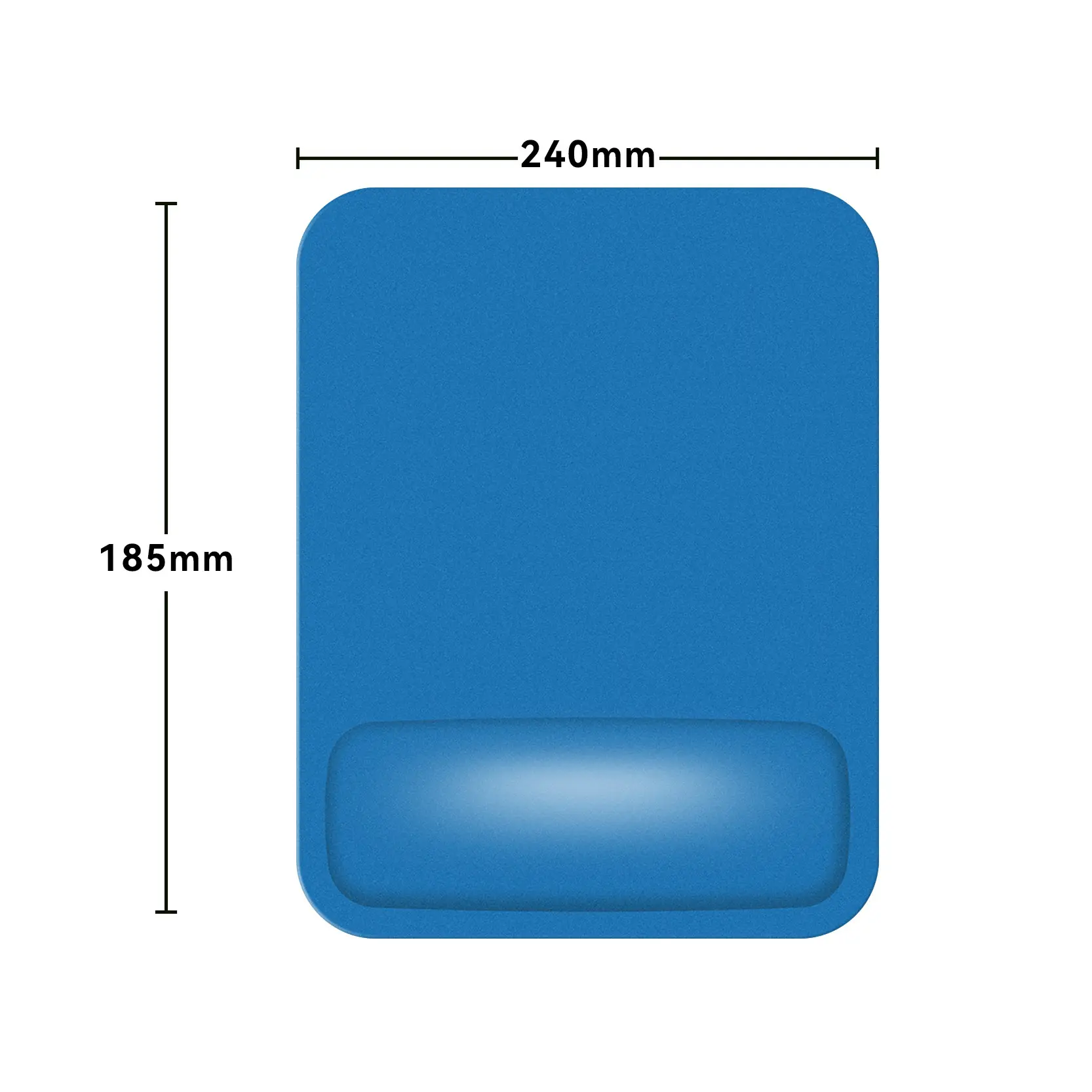 Gel Wrist Mouse Pad - for General Office Work - Kal Pads 4
