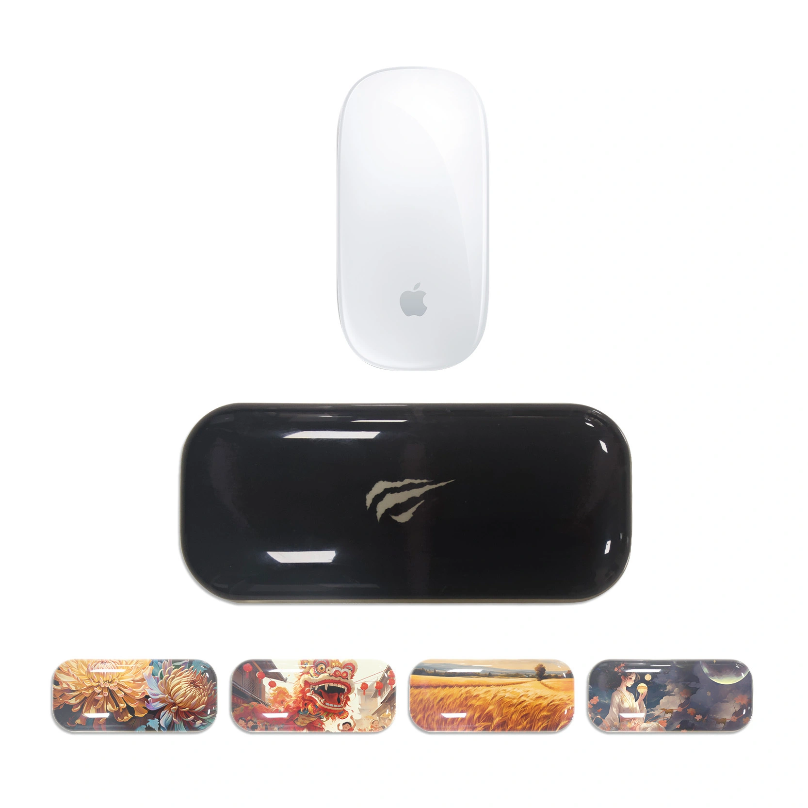 KLW-4067T Custom Printed Mouse Wrist Rest - Ergonomic Gel Support Pad with Non-Slip Base | 170x70x20mm | Personalized Office & Gaming Comfort 1