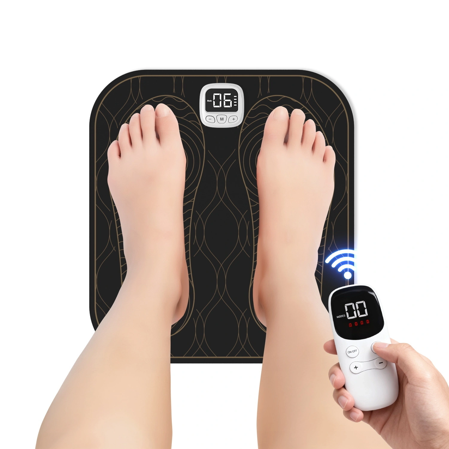 OSTO EMS Foot Massager Mat: 9 Modes, 20 Intensity for Pain Relief & Circulation 1
