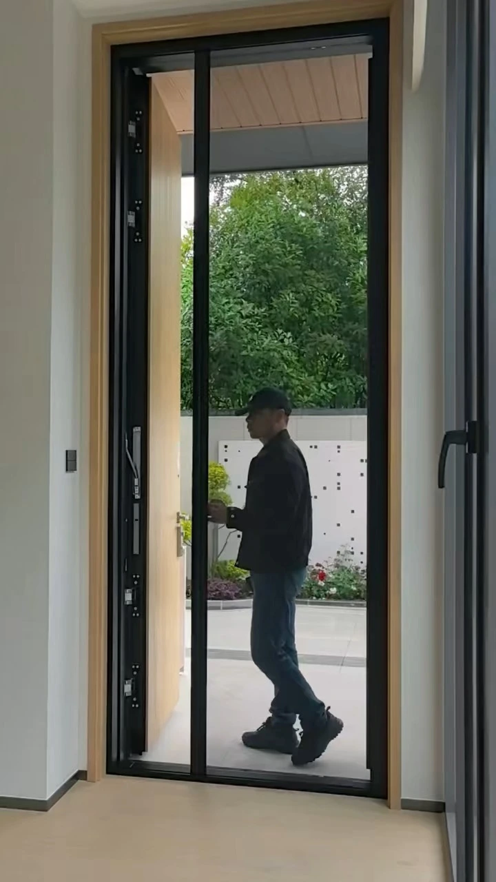 P73 Roll Back Invisible Screen Door 1