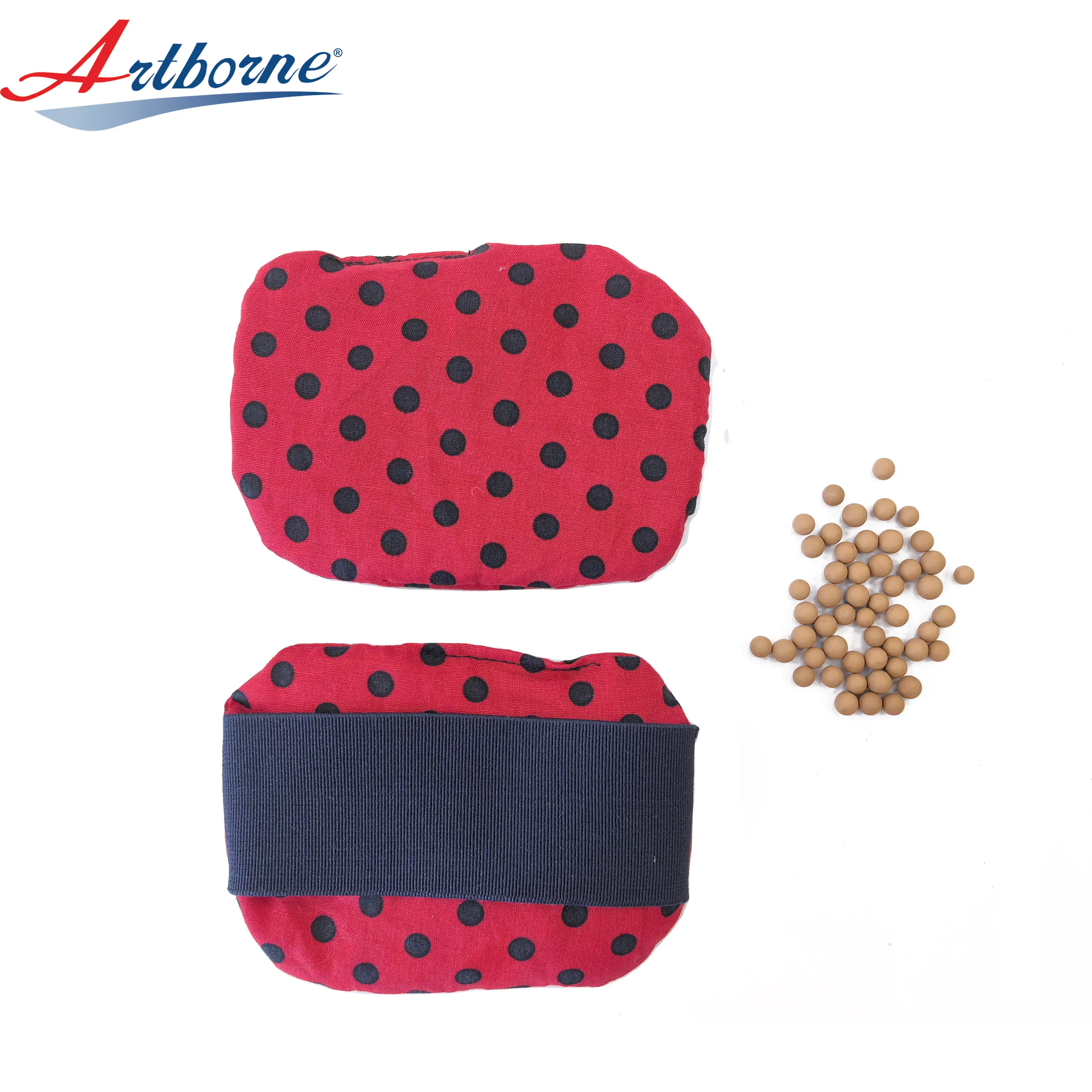 Clay Bead Heated Foot Wrap for Yongquan Acupressure Heat Therapy for Sore Feet & Relaxation 1