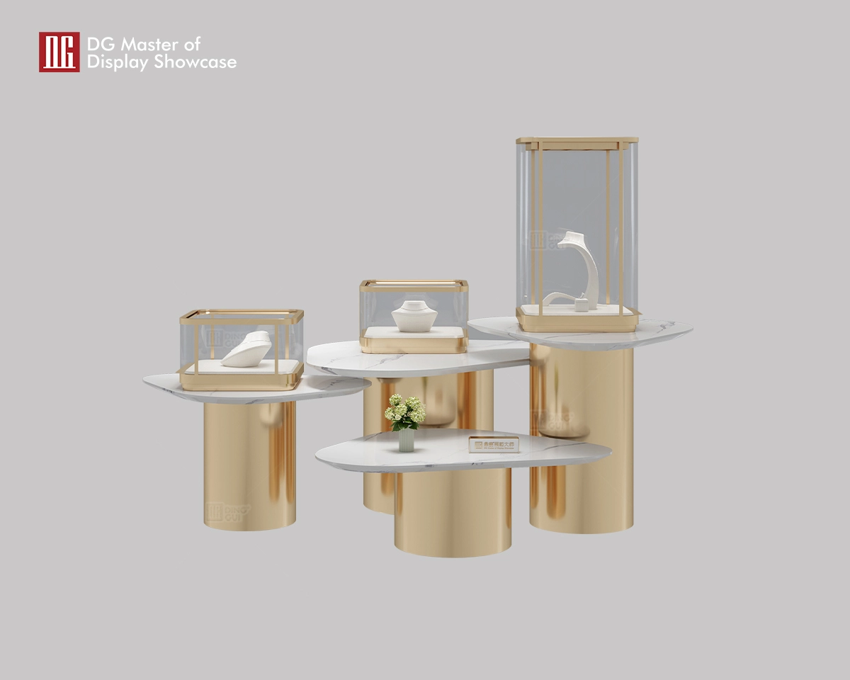 DG Showcase Latest Modular Luxury Jewelry Watch Cabinet 1