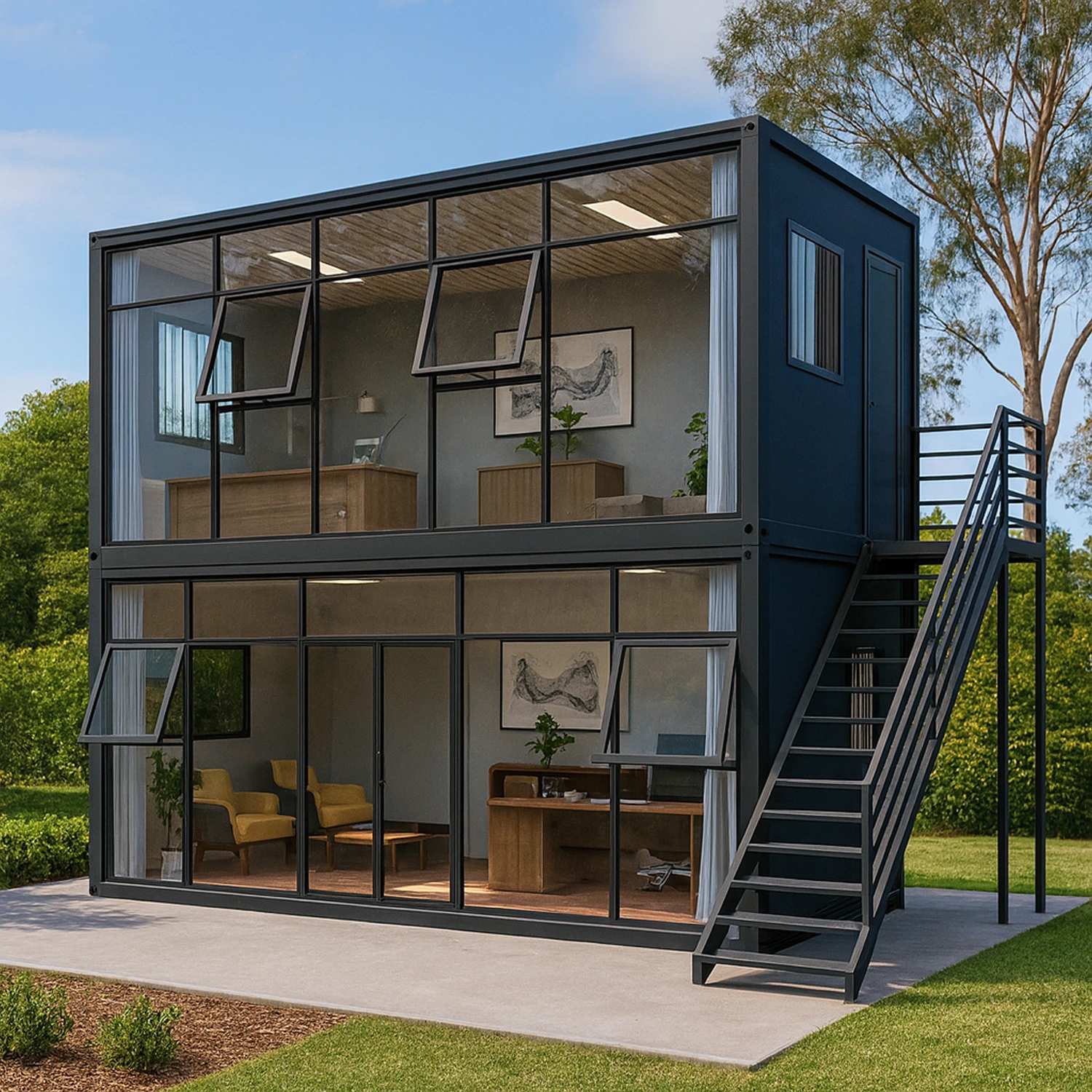 Casa contenedora Flat Pack 1