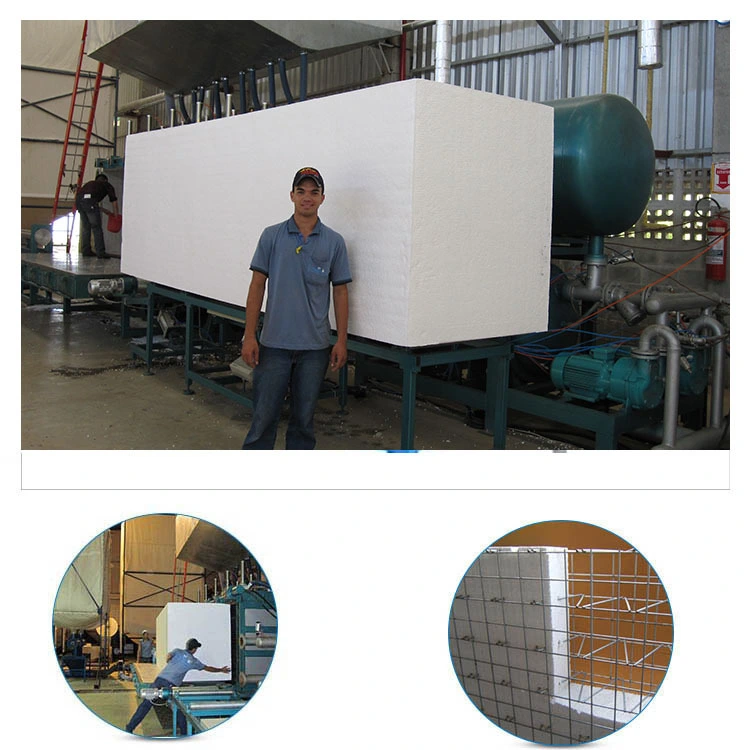 Máquina de moldeo al vacío de bloques de espuma de poliestireno expandible EPS 1