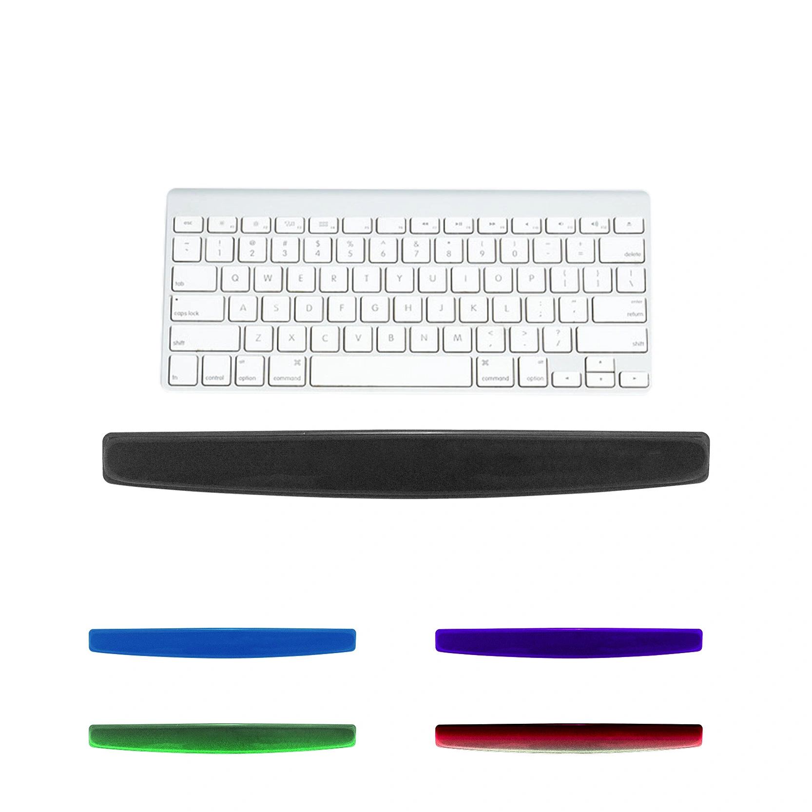 KLJ-5046 Office Keyboard Wrist Rest – Classic Gel Cushion for Laptop & Computer Typing Comfort | 495×55×20mm Ergonomic Design 1