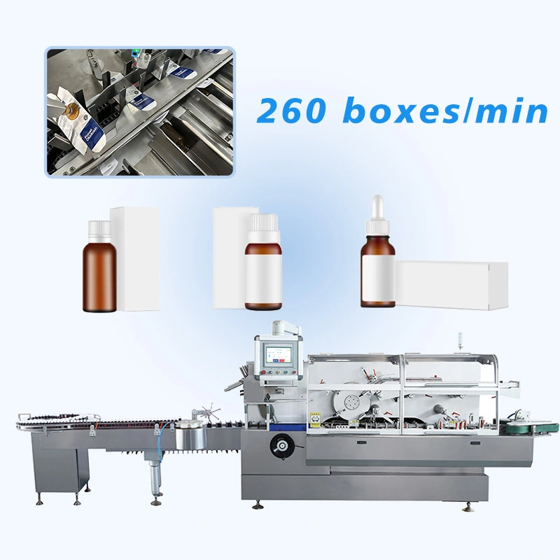 Macchina per imballaggio e incartonamento di scatole per bottiglie UBM-260 1