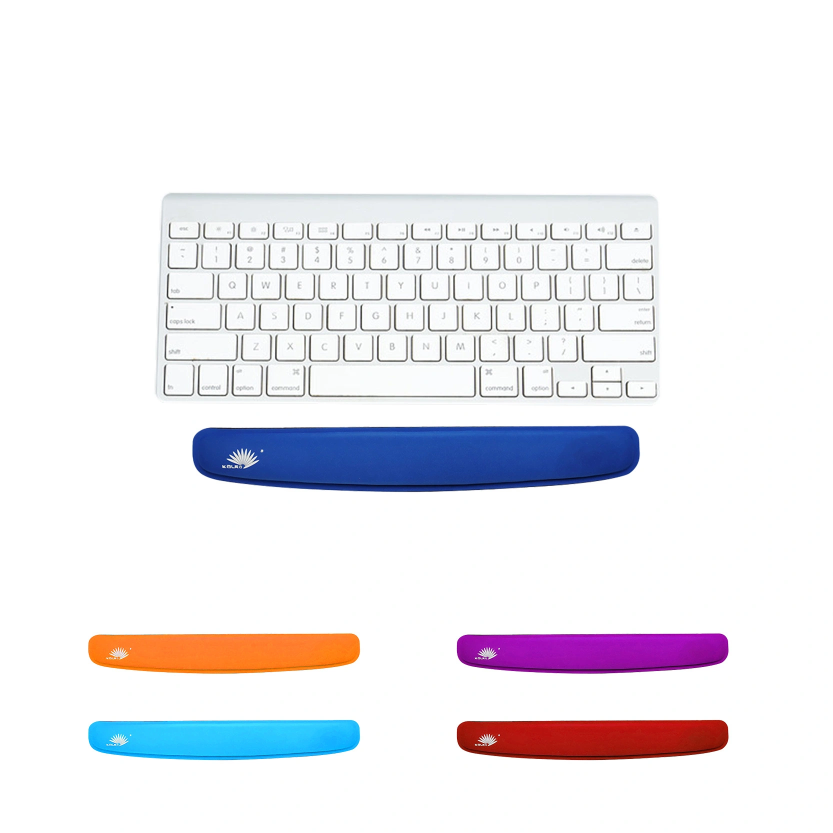 KLJ-5023F Memory Foam Keyboard Wrist Rest with Lycra Cloth Surface *455×70×22mm | Responsive Support for All-Day Typing Comfort* 1