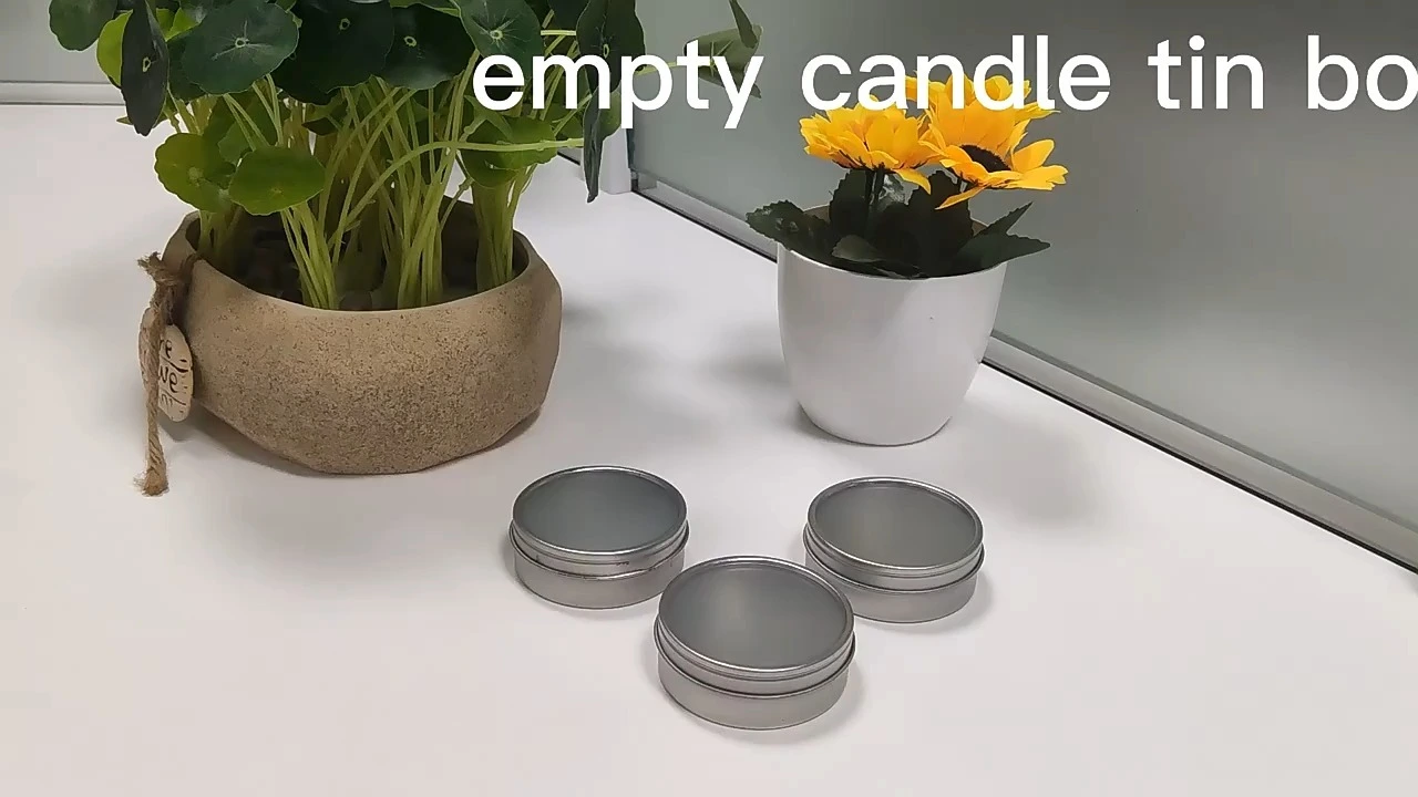 Round Paperclip Tin Box with See-Through Display Window Circular Metal Tin 1