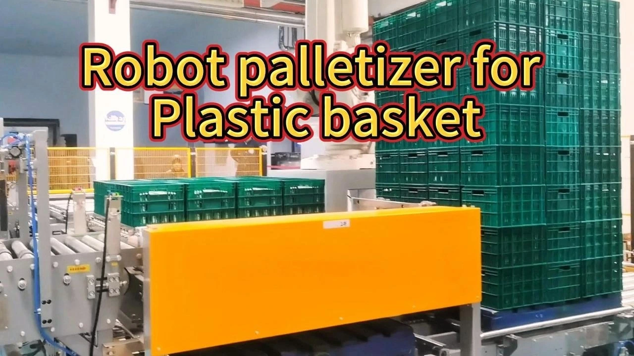 روبوت تجميع المنصات لسلال البلاستيك 1