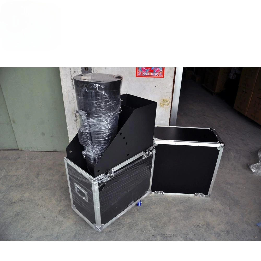 Confetti Blast Machine Hand-Controlled CO2 Confetti Cannon with Flight Case for Stage Openings 1