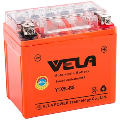 YTX5L-BS 12v5Ah Gel Motorcycle Battery 1