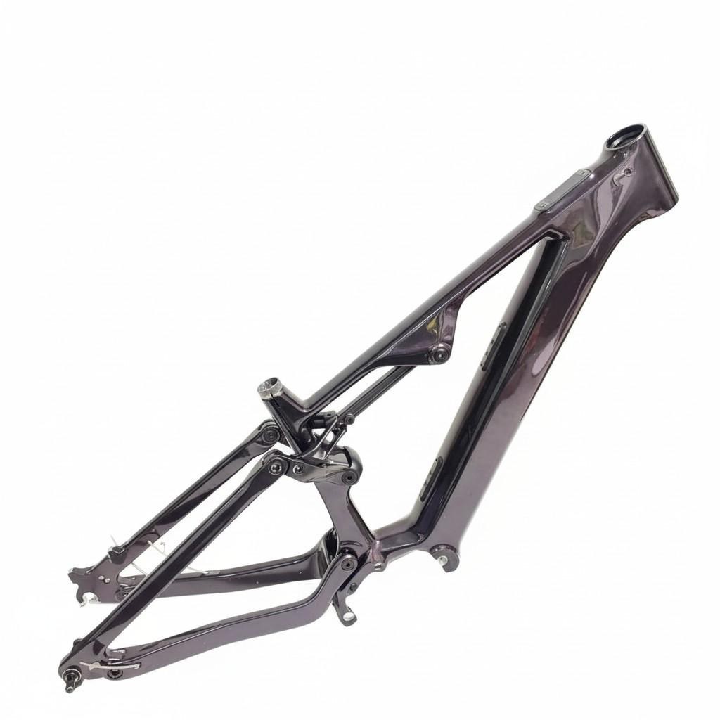Telaio E-MTB completamente in carbonio SZZSBike CEF69 2025 | Per motore Bafang M560/M510 | Design della batteria integrata 4