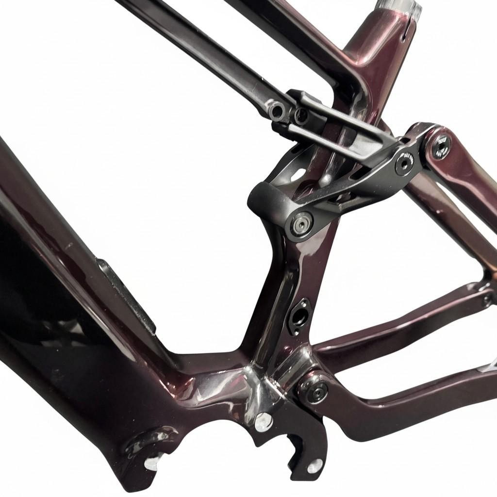 Telaio E-MTB completamente in carbonio SZZSBike CEF69 2025 | Per motore Bafang M560/M510 | Design della batteria integrata 7
